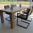 vergadertafel met 4 stoelen