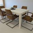 vergadertafel met 6 stoelen