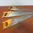 Gereedschap vintage handzaag / 3 stuks 1