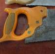 Gereedschap vintage handzaag / 3 stuks 3