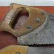 Gereedschap vintage handzaag / 3 stuks 5