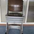 kantine/kantoor vintage stapelstoelen 4 stuks 5