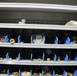 Magazijn voorraad kast van metaal / met o.a. VSH knelfittingen water en gas 2