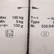 Diversen weegschaal Sauter max 150kg 6
