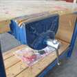 Werkplaats toebehoren werkbank /tafel met 1 bankschroef 3