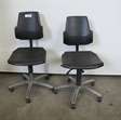 werkplaats stoelen / 2 stuks