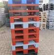 zware kunststof pallets  18 stuks / gesloten dek 