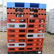 Kunststof pallets zware kunststof pallets  18 stuks / gesloten dek  2