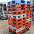 Kunststof pallets zware kunststof pallets  18 stuks / gesloten dek  3