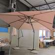 Tuin meubilair zweef parasol - draaibaar - ecru 1